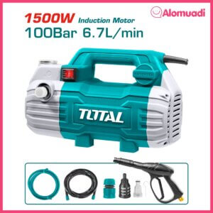 Máy xịt rửa xe Total TGT11236 1500W - Motor Từ Không Chổi Than, Áp Lực 100 Bar